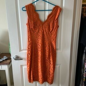 Tadashi Shoji size 4 lace sheath dress